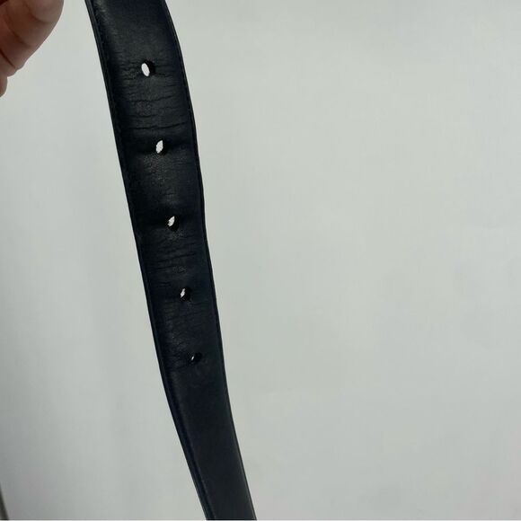 Coach Black Leather Belt with Gold Buckle - Picture 13 of 15